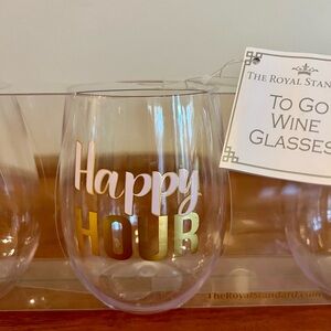 NEW stemless wine glasses